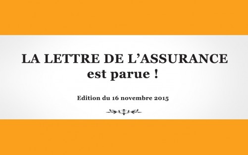 La Lettre de l'Assurance 1275 - 16 novembre 2015
