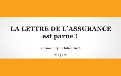 La Lettre de l'Assurance 1317 - 31 octobre 2016