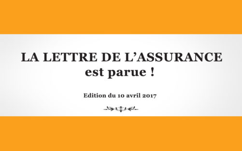 La Lettre de l'Assurance 1337 - 10 avril 2017